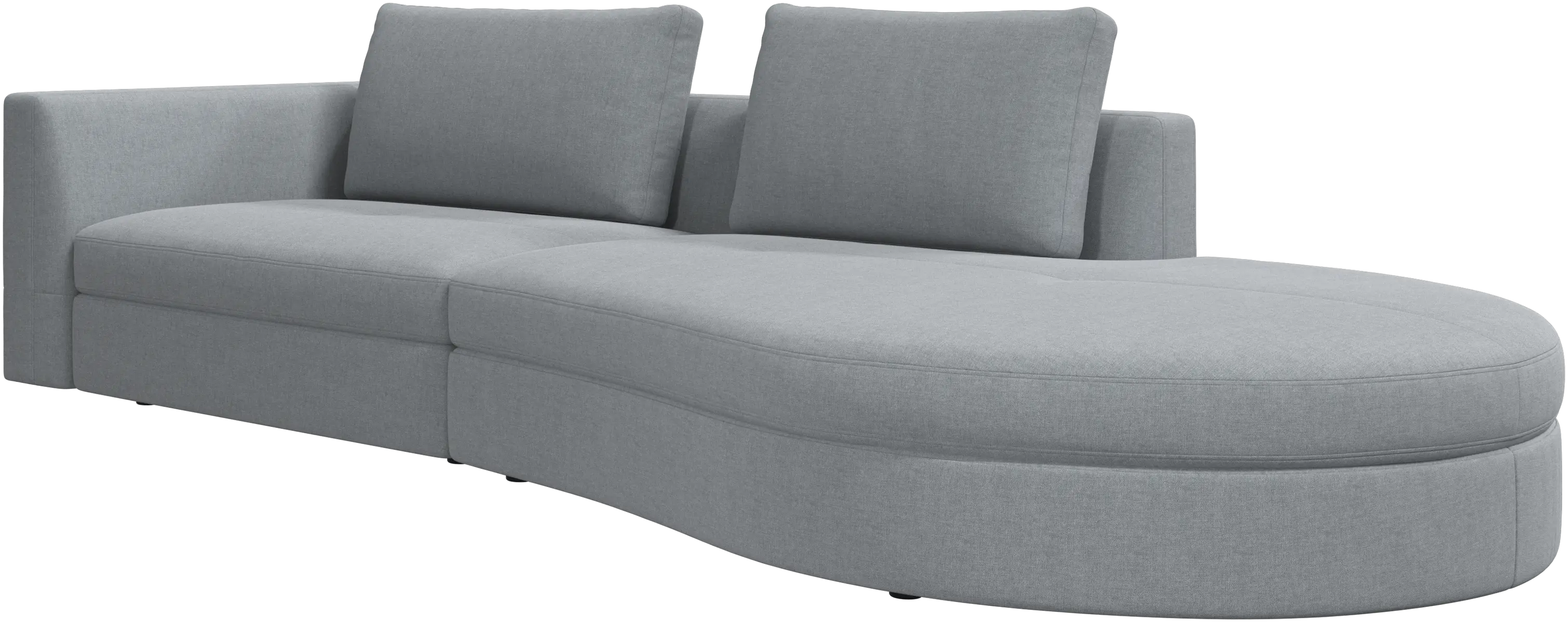 Bergamoソファ① Bergamo sofa with round lounging unit,ライト | sofa | Bergamo